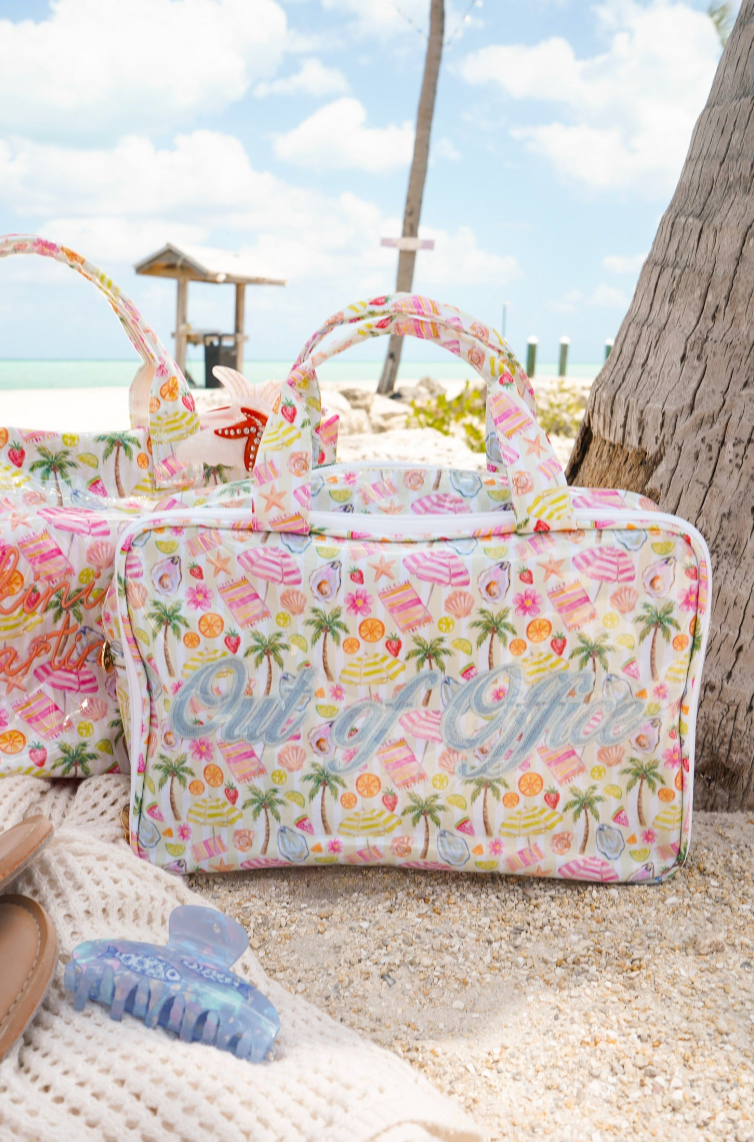 Out Of Office - Clear Coat Toiletry Case