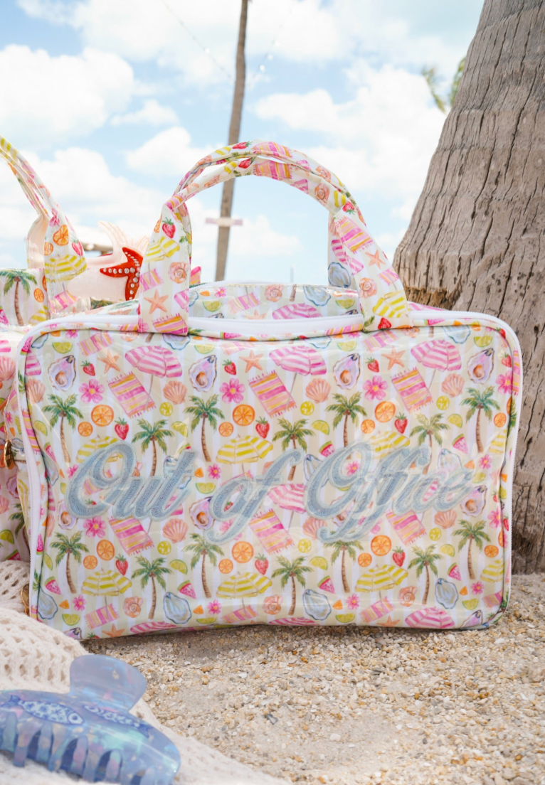 Out Of Office - Clear Coat Toiletry Case
