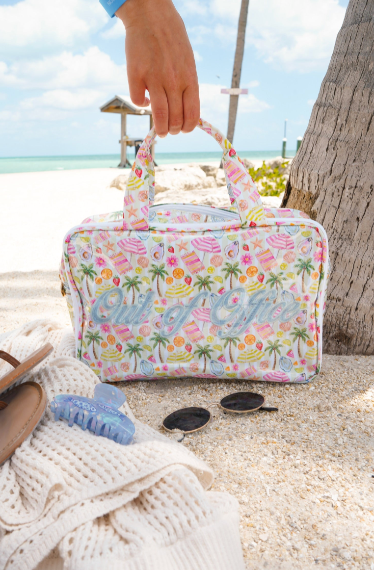 Out Of Office - Clear Coat Toiletry Case