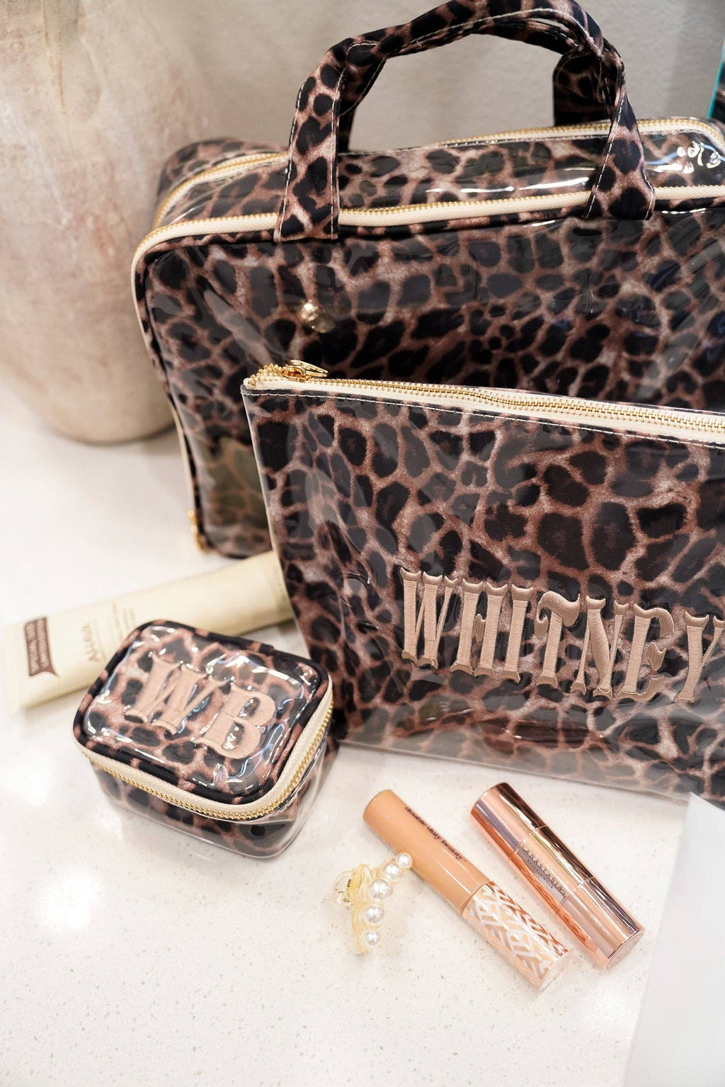 Leopard - Clear Coat Bag