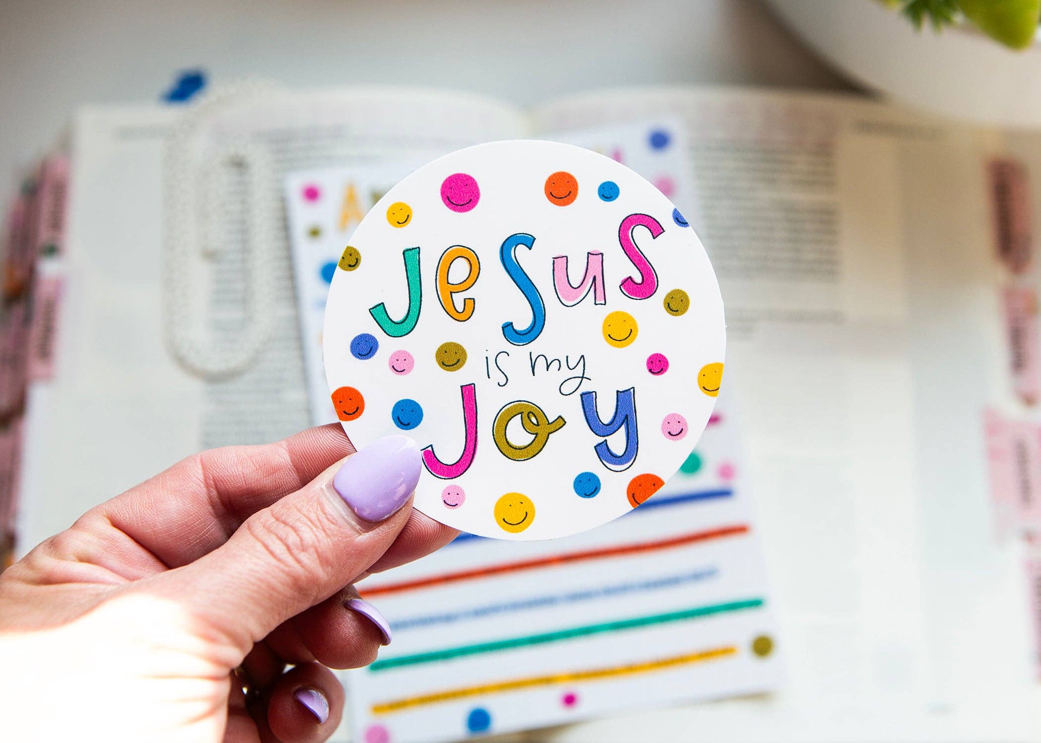 Jesus is My Joy Vinyl Sticker