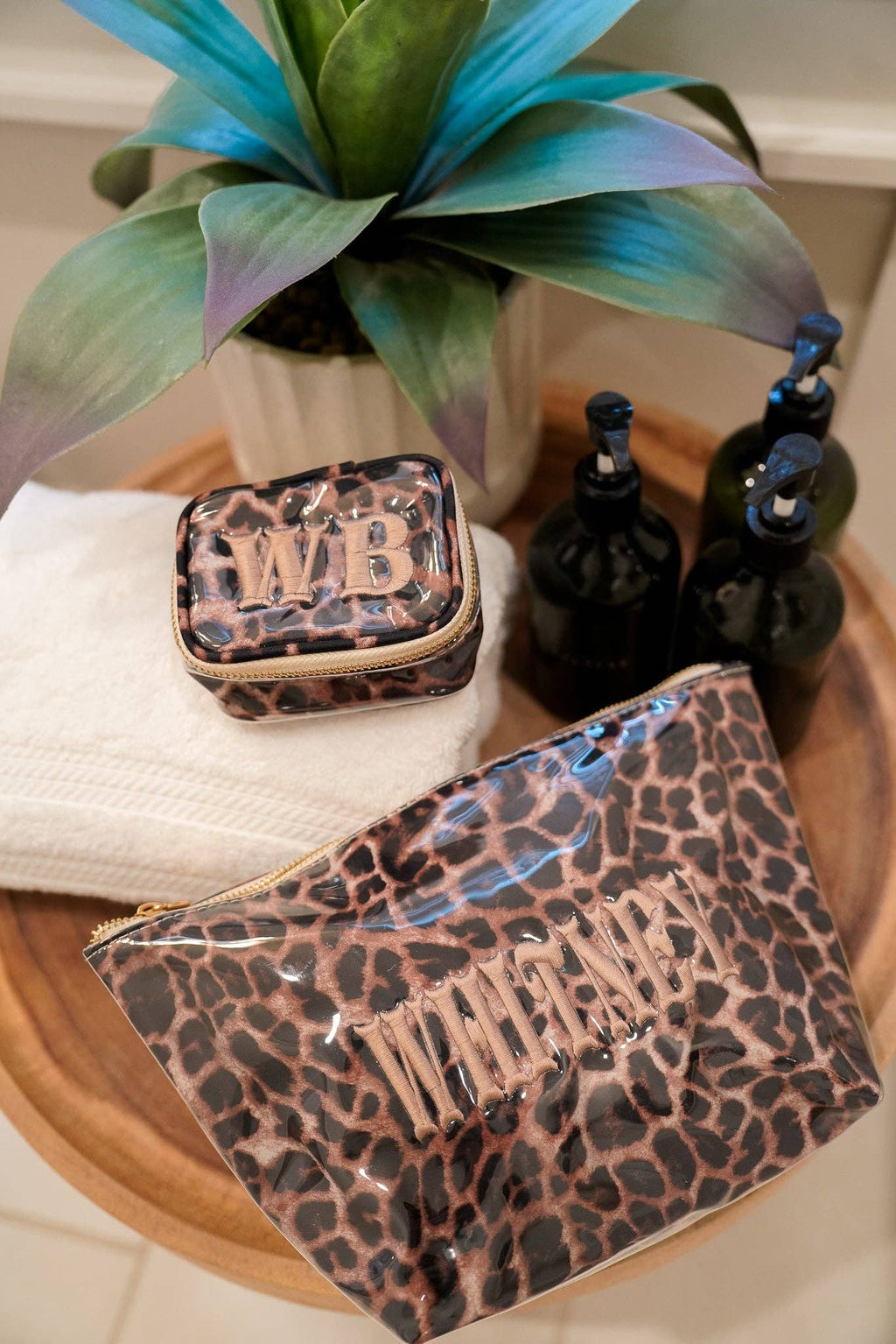 Leopard - Clear Coat Bag