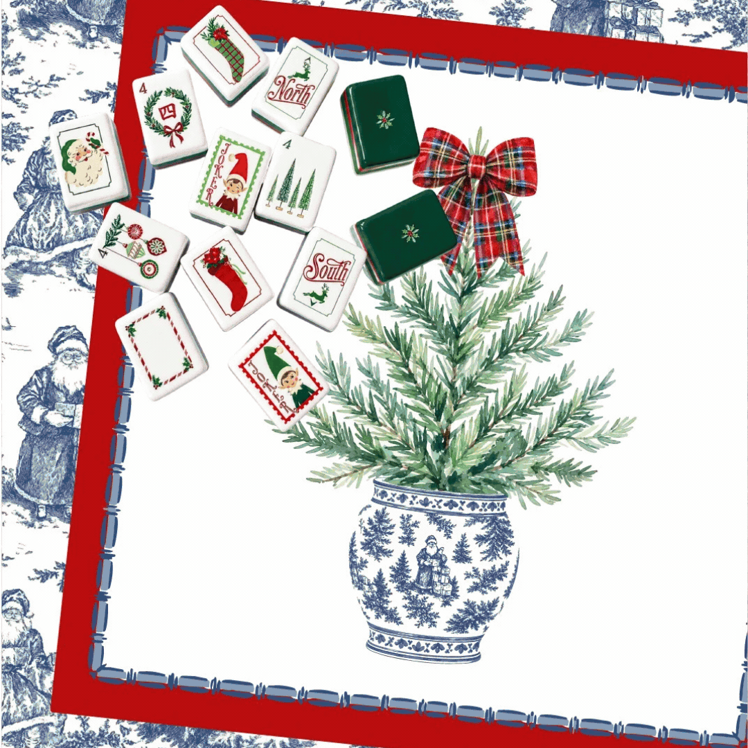 Evergreen & Tartan Mahjong Mat