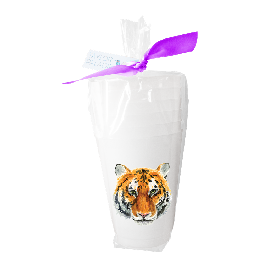 Tiger Frosted Cups | Set of 8