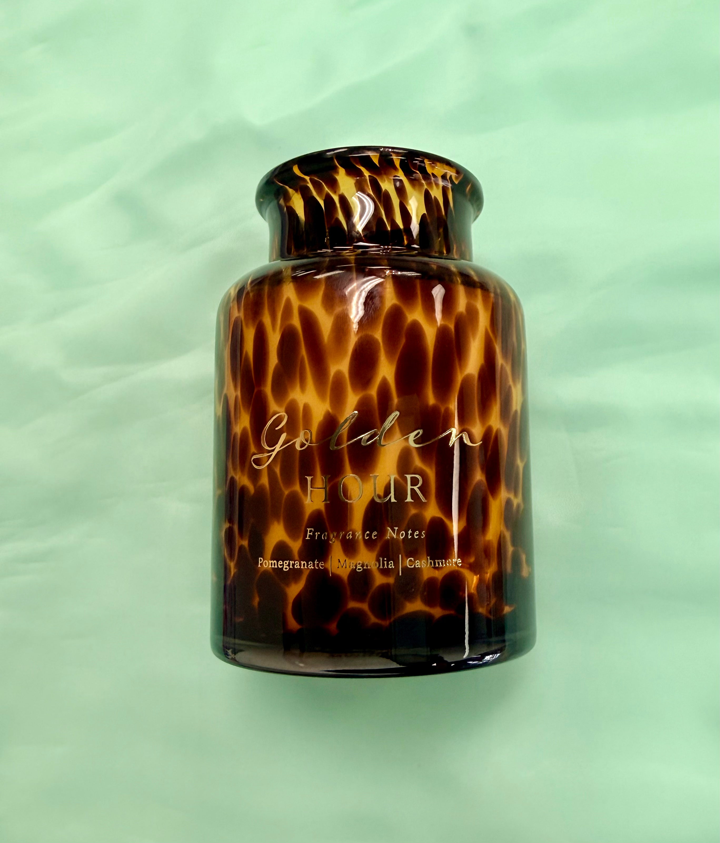 Golden hour candle