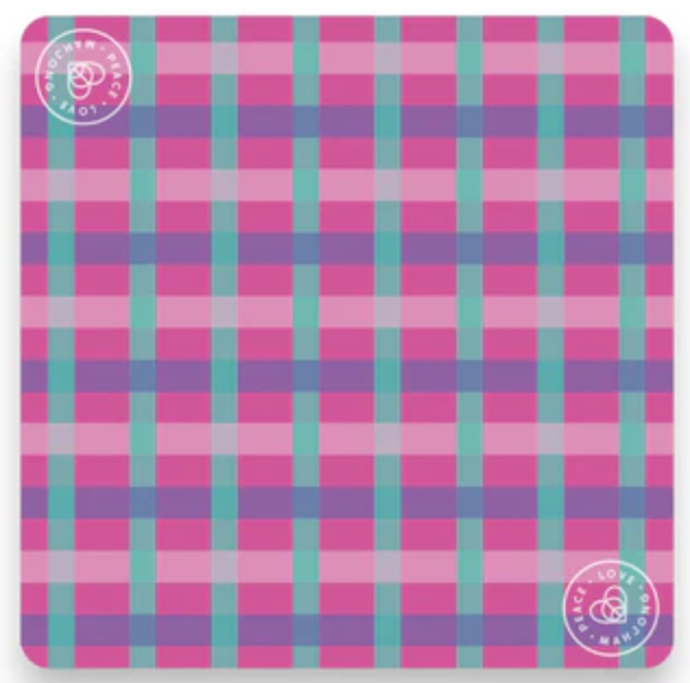Mahjong Mat- Pink Cabana