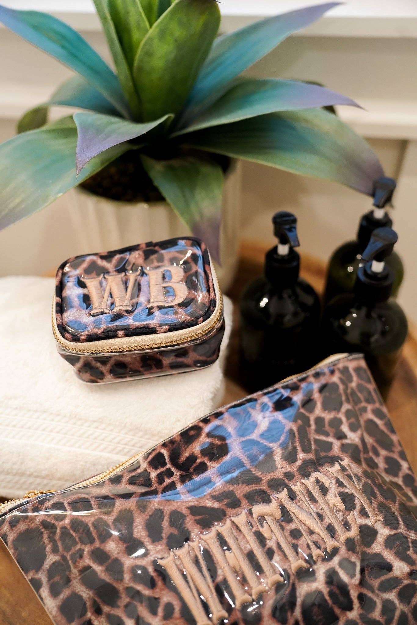Leopard - Clear Coat Bag