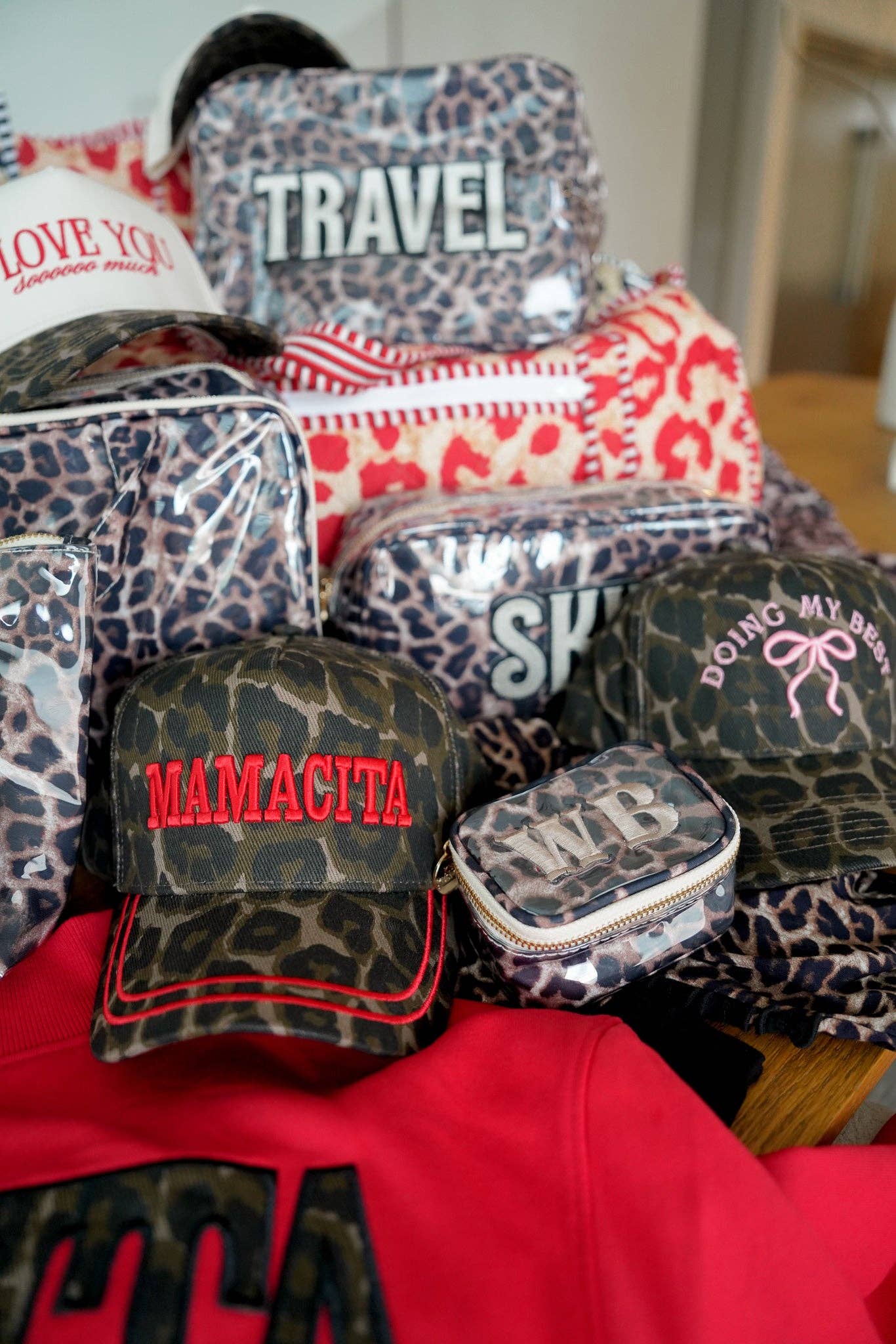 Leopard - Clear Coat Bag