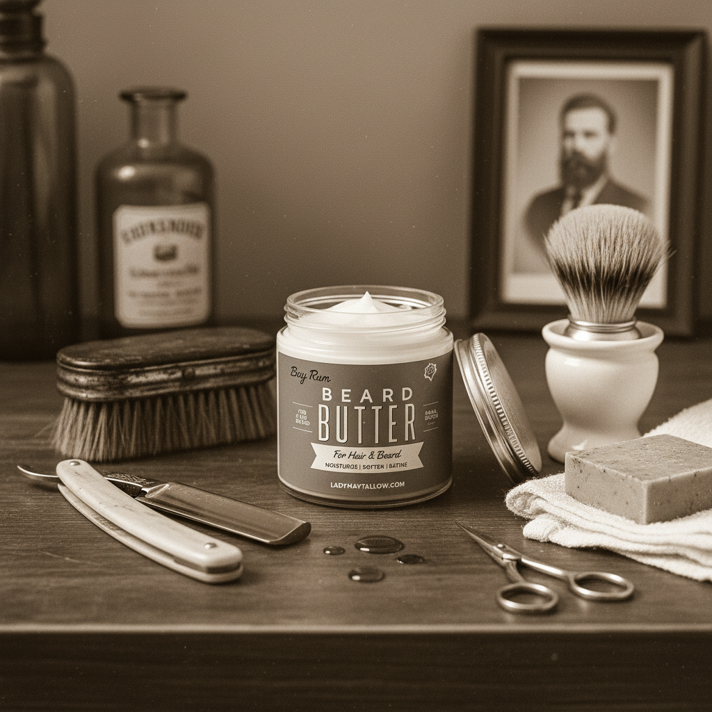 Tallow Man Bay Rum Beard + Body Butter | Men's Grooming | Gr